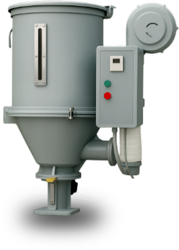 A hot air non-desiccating compressed air dryer