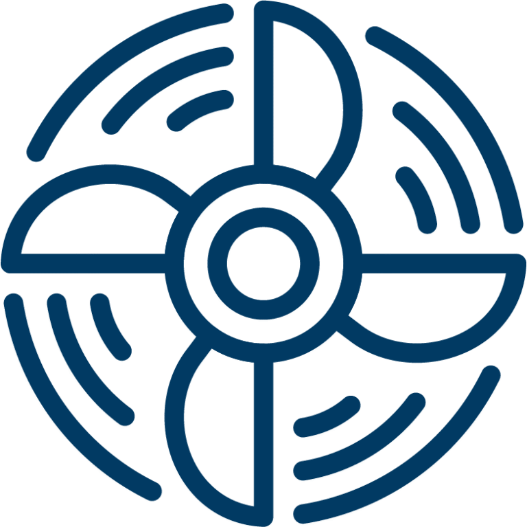 Airflow fan icon