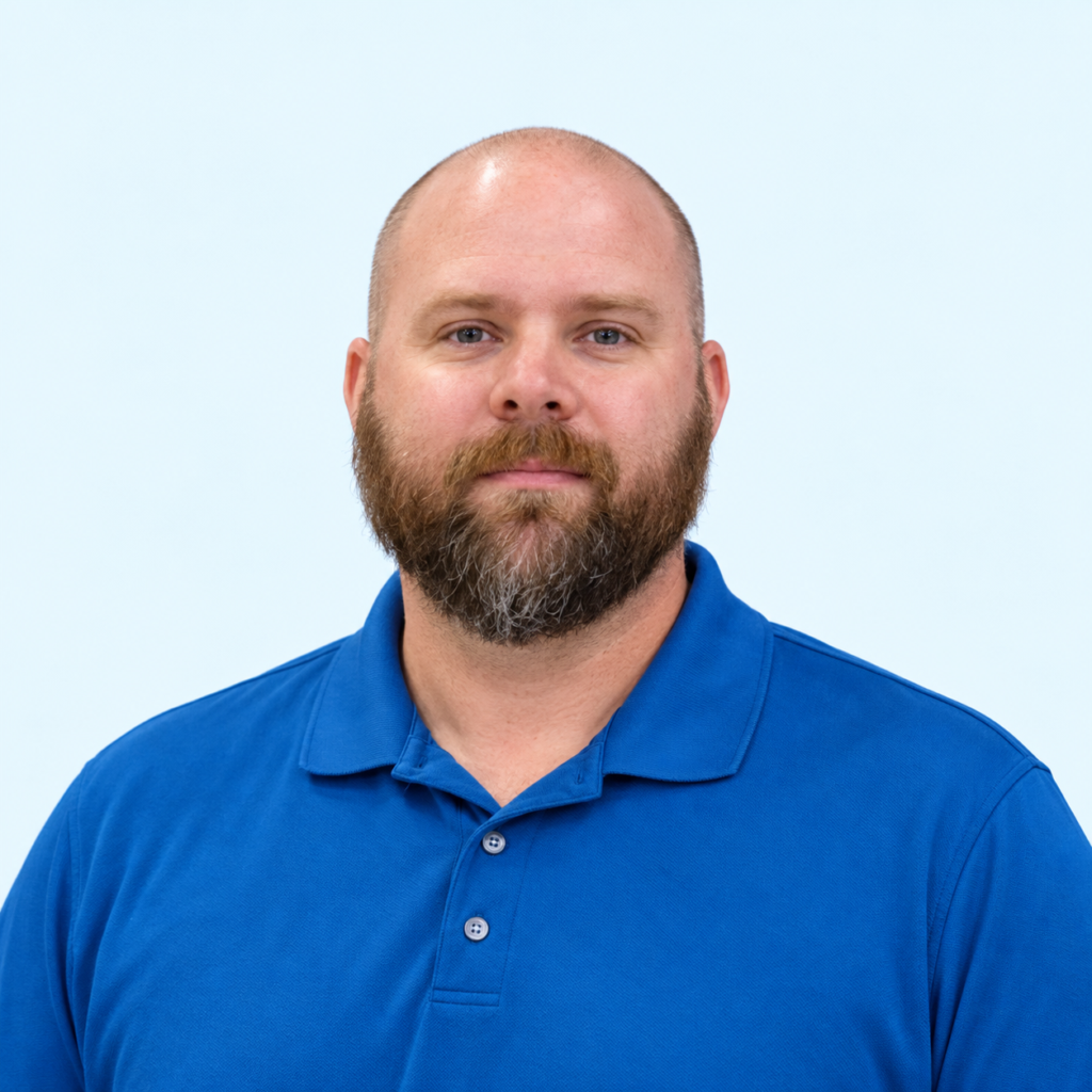 Kevin Shipley, Novatec Resin Proving Ground Manager, preview portrait