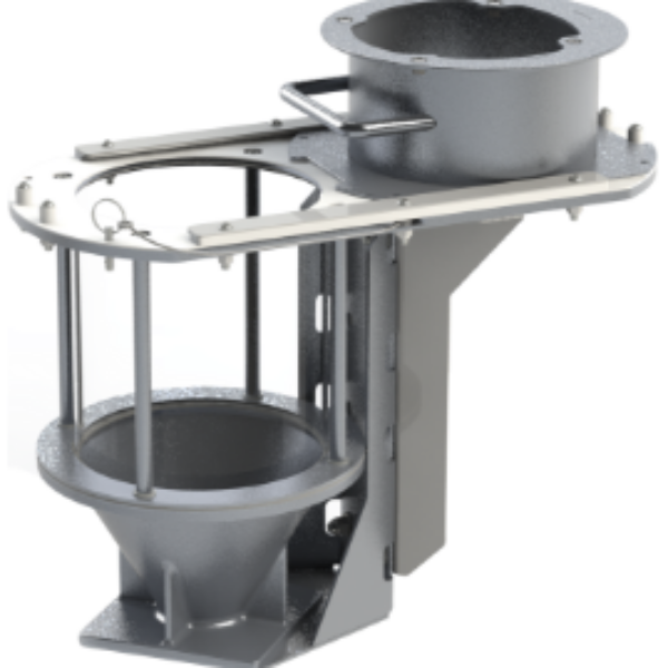 EZ Clean Machine Mount JIT Resin Hopper