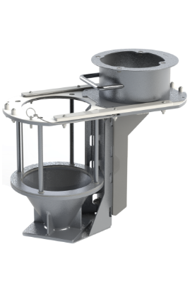 EZ Clean Machine Mount JIT Resin Hopper