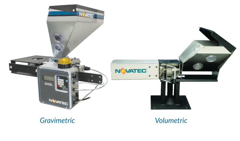 Select either Gravimetric or Volumetric feeders.