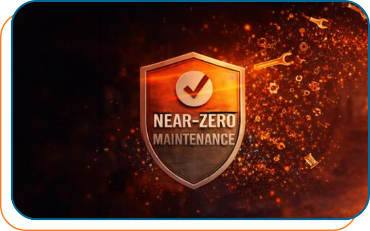 NovaDrier has near zero maintenance.